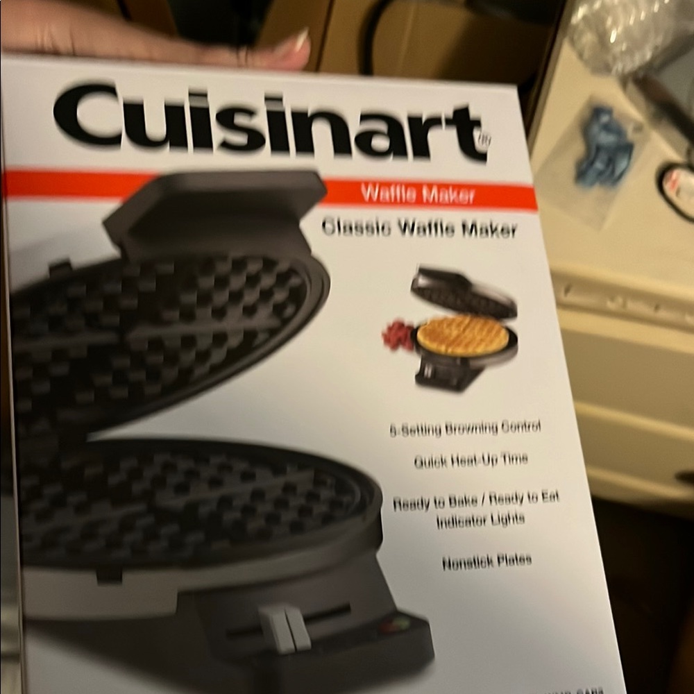 Cuisinart Silver Waffle Maker with Browning Control